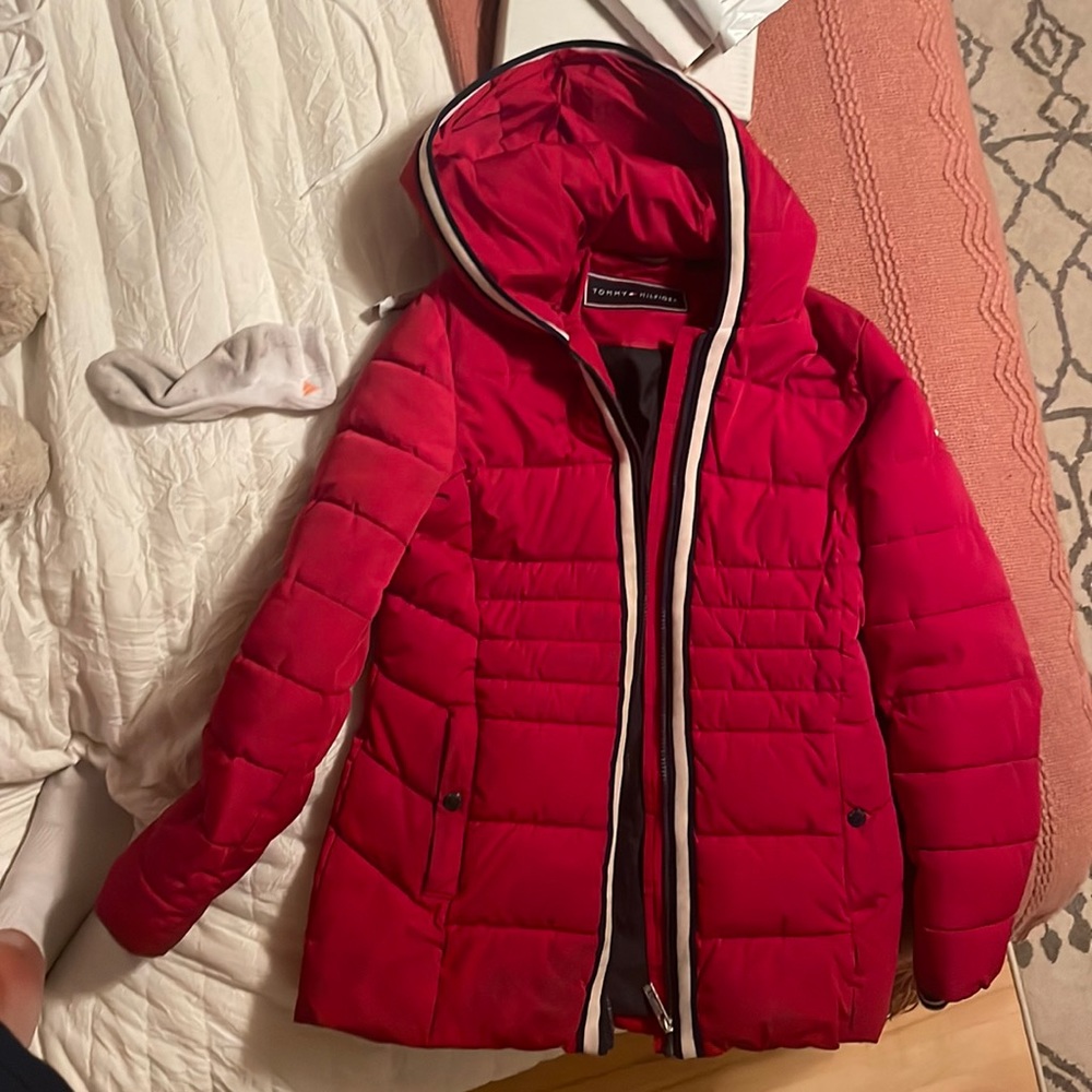 Tommy Hilfiger Red Winter Coat